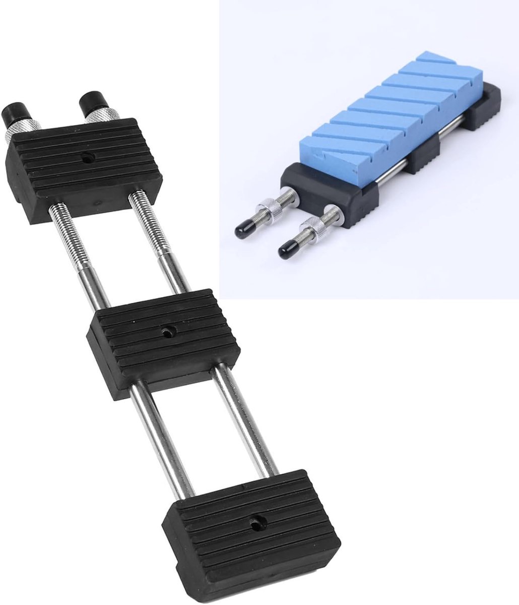 SnelShoppen - Whetstone Houder voor Mes Slijpen - Verstelbare Antislip Slijpsteen Basis - Ideaal voor Thuisgebruik, Keuken en Koken - 29x7x3 cm