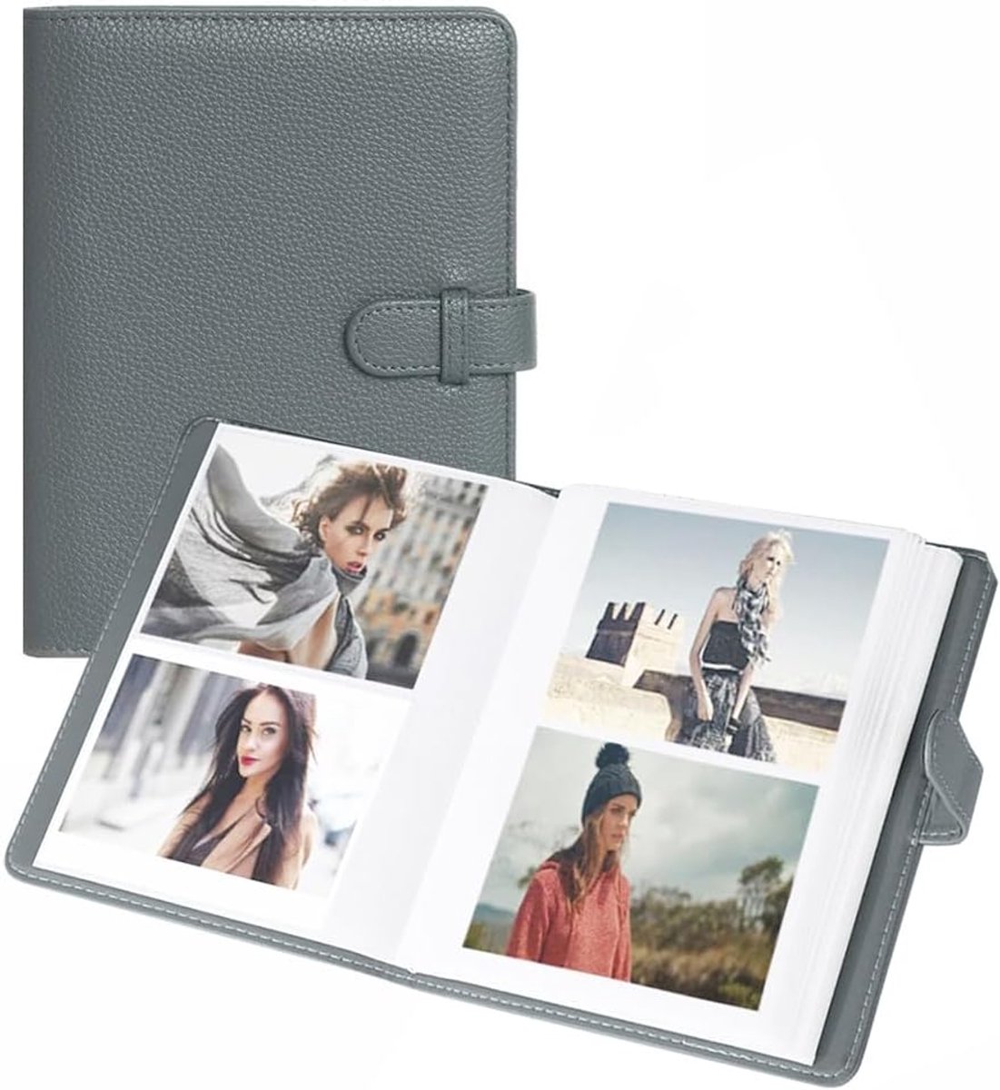 SnelShoppen - Fotoalbum voor Instant Camera's - 80 Zakken voor Fujifilm Instax Wide en Polaroid Films - Perfect voor Feestjes, Reizen en Herinneringen