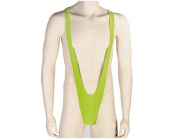 Mankini - groen - voor heren - one size - vrijgezellenfeest - verkleedkleren volwassenen
