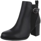 Enkellaars - Blokhak en gespdetail - Dames Mt:40