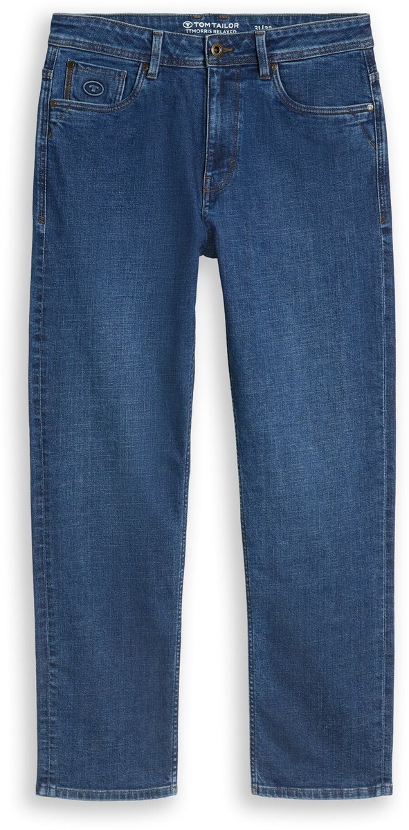 Tom Tailor - TTMORRIS RELAXED-jeans - Maat 36/30 - dark stone bright blue denim