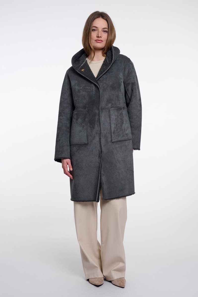 Rino & Pelle Jassen - Ami coat - Urban teal