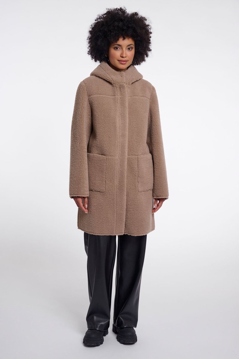 Rino & Pelle Jassen - Alina reversible coat - Bruin