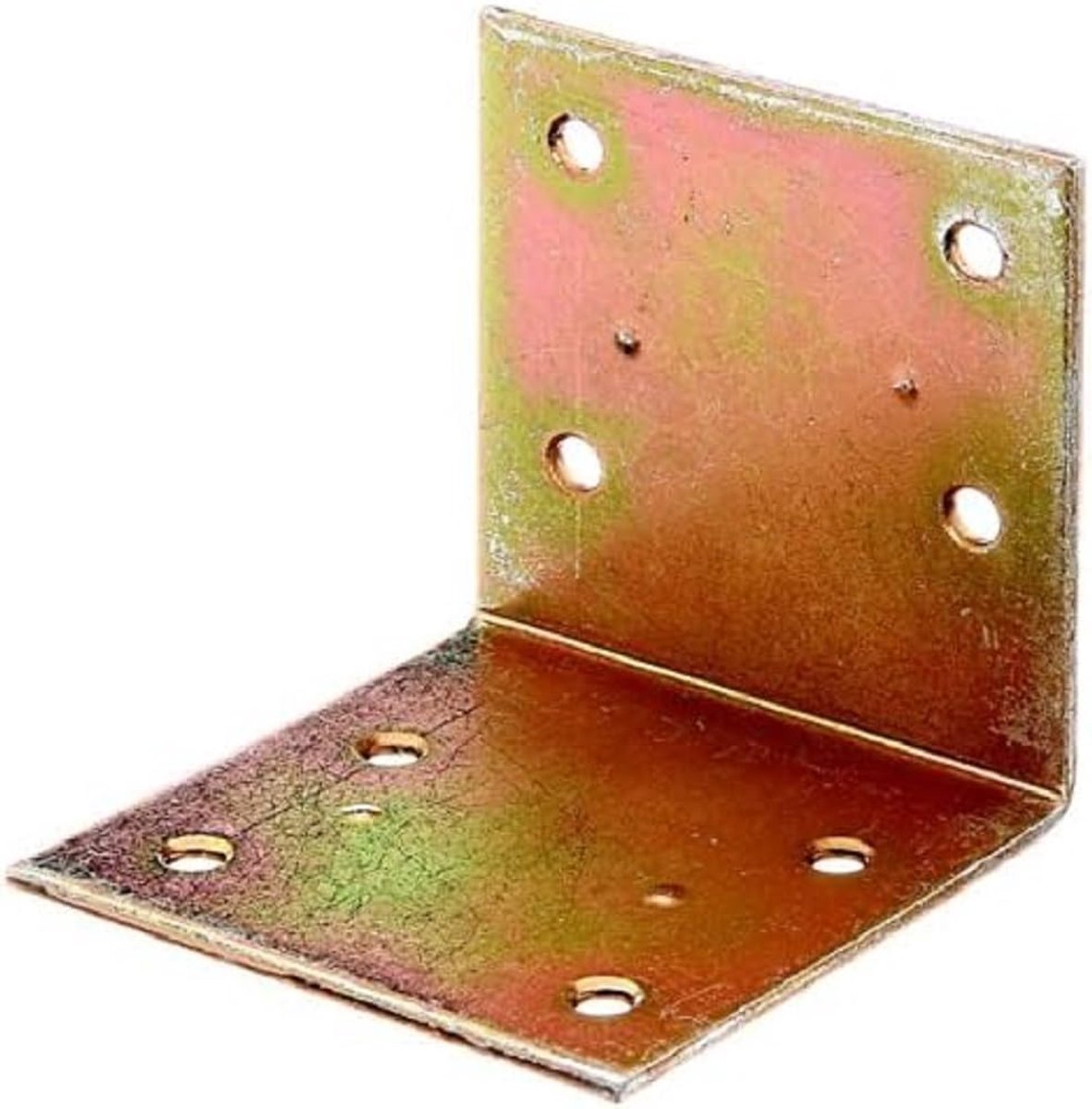 SnelShoppen - Versterkingshoek 60x60x60 mm - Set van 25 - Sendzimir Verzinkt - Perfect voor Bouwprojecten, Meubels en Tuinconstructies