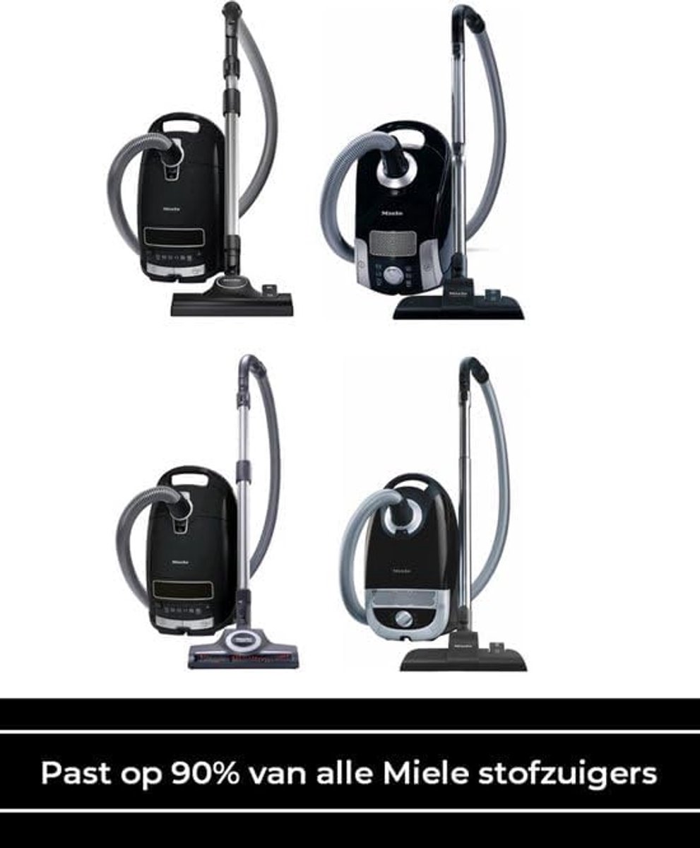 SnelShoppen - Stofzuigerzakken Geschikt voor Miele FJM Compact C1 / C2 - 20 Stuks - Hoge Filtercapaciteit - Duurzaam Materiaal voor Schone Lucht