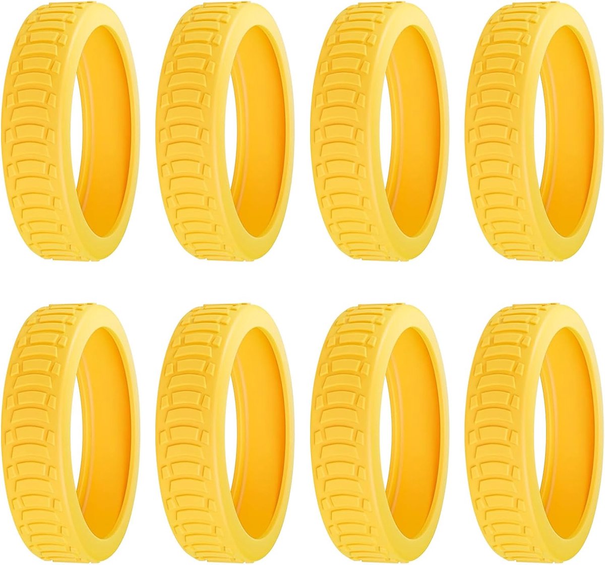 SnelShoppen - Silicone Kofferwiel Bescherming - 8 Stuks Waterdichte Luggage Wheel Covers - Geluidsbescherming en Anti-Stof voor Handbagage Wielen - Ge