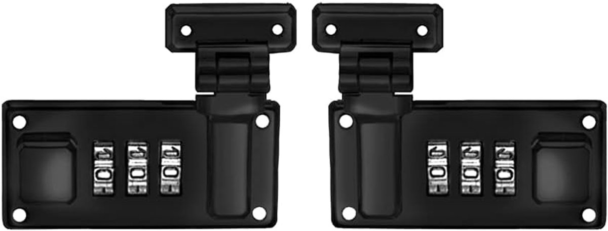 SnelShoppen - 2 x Luggage Latch met Digitale Combinatielock, 3-Cijferige Wachtwoordslot, Duurzaam en Veilig, Vervangaccessoires voor Koffer, Gereedsch