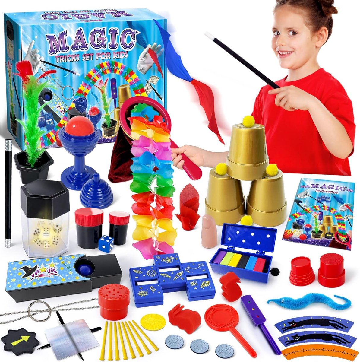 SnelShoppen - Upgrade Magische Toverstok Tas voor Magisch Make-up en Magische Voorwerpen voor Kinderen en Volwassenen, Compleet met Tricks en Instruct