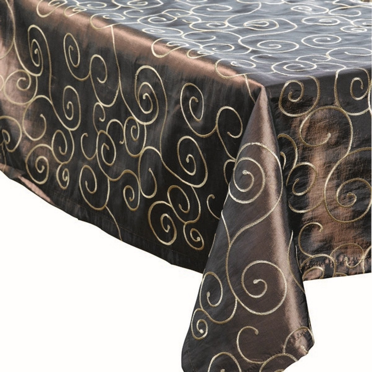 Florence Tafelkleed Textiel bruin 140x140cm