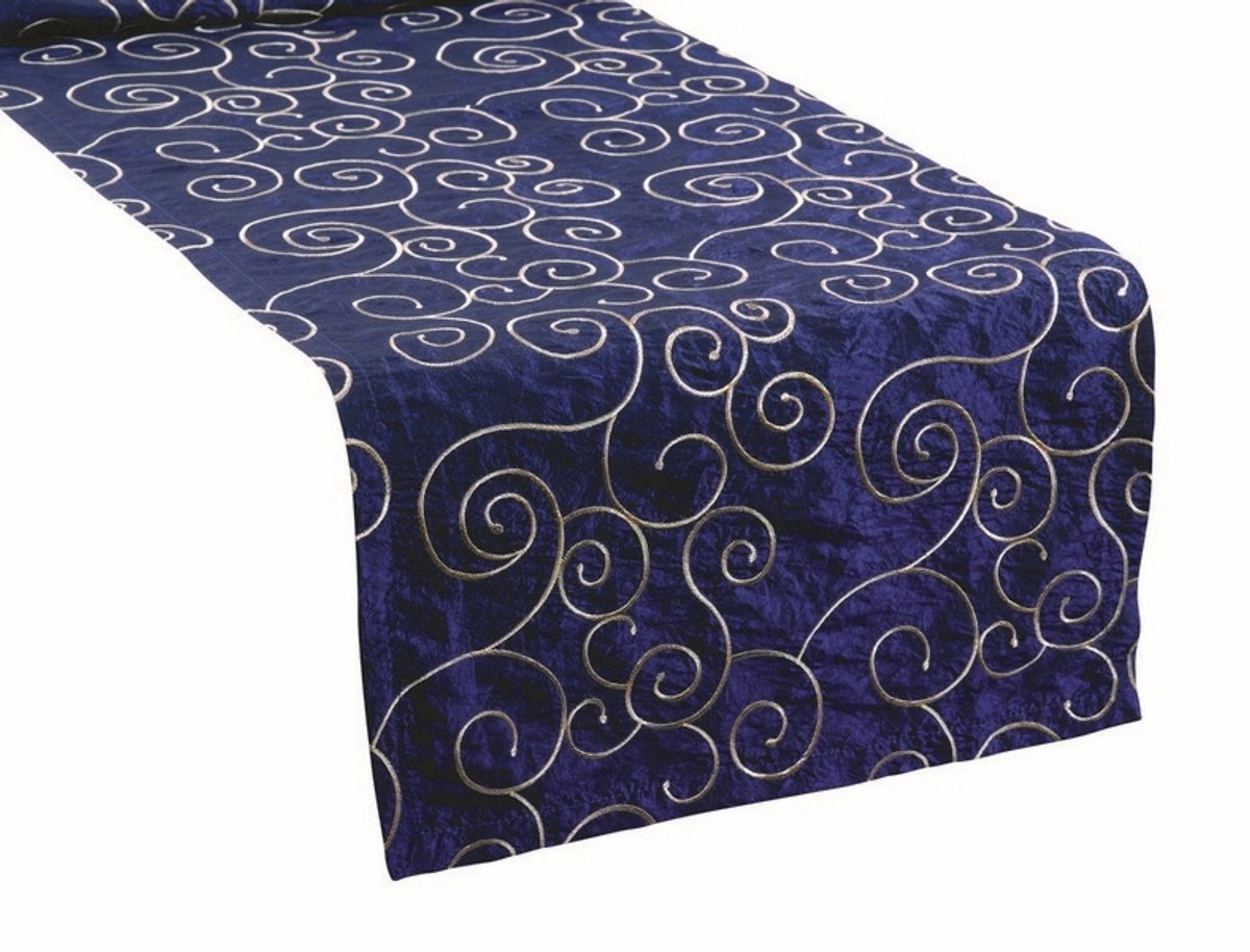 Florence Tafelloper blauw 43x240cm