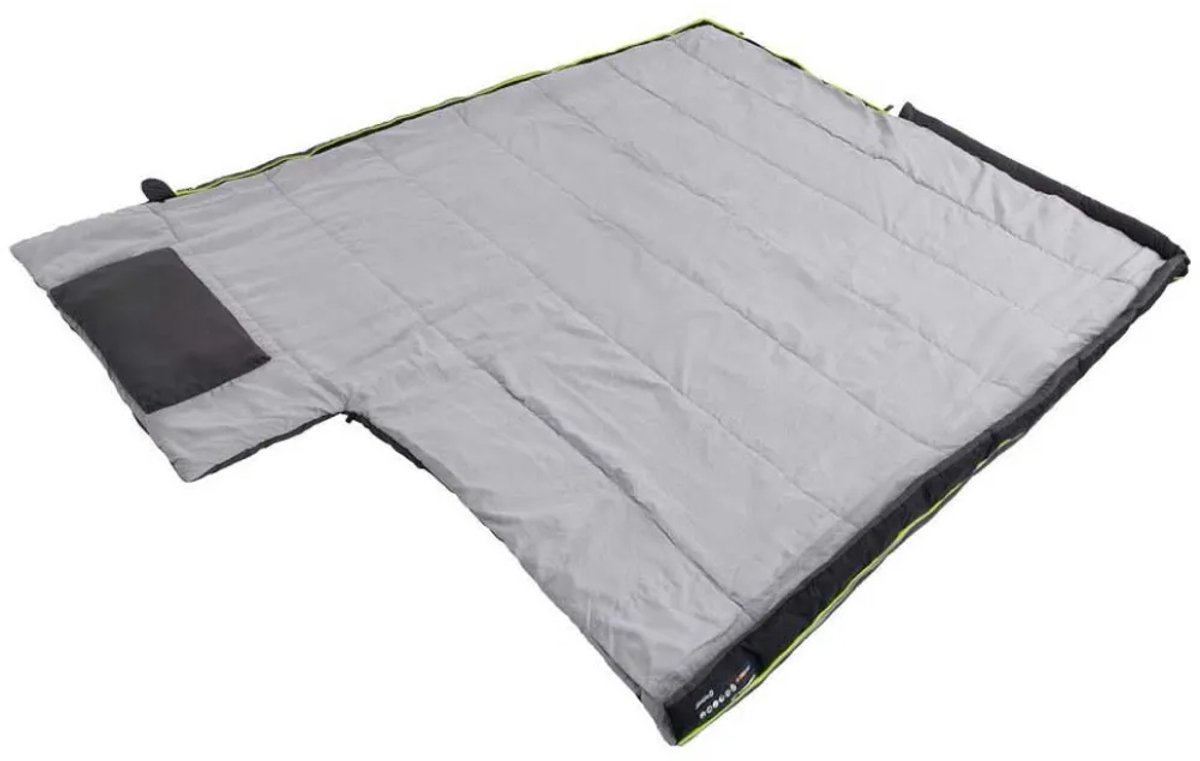 Outwell Companion Lux Slaapzak Grijs Long - Left Zipper
