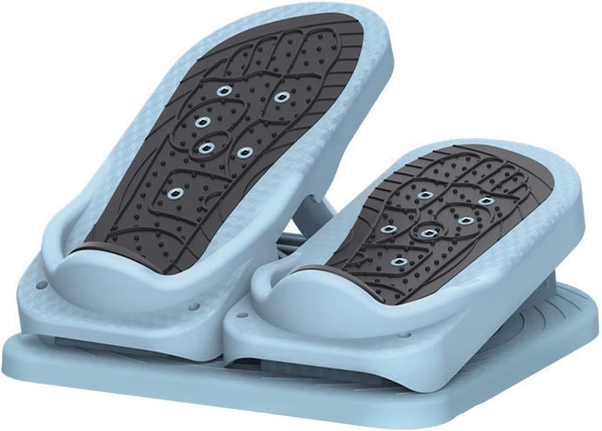 Voet en kuitstrekker - Stepper fitnessapparaat - Flexibiliteit verbeteren - 2-in-1 ontwerp - 43 x 38 cm - Blauw