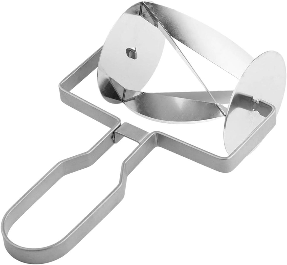 Gebaksnijder - Taartsnijder Rolsnijder - Taarten Verdelen - Gestroomlijnde Verdeling - 18 cm Werkbreedte - Zilver