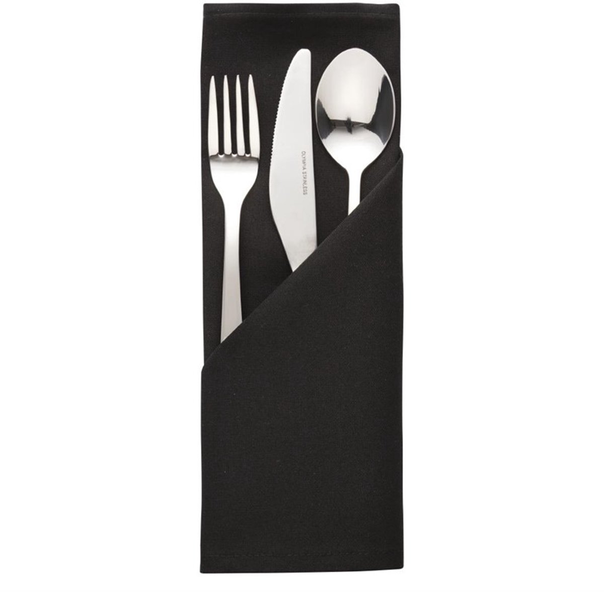 Mitre Essentials Ocassions Servet Zwart 51 X 51cm HB561