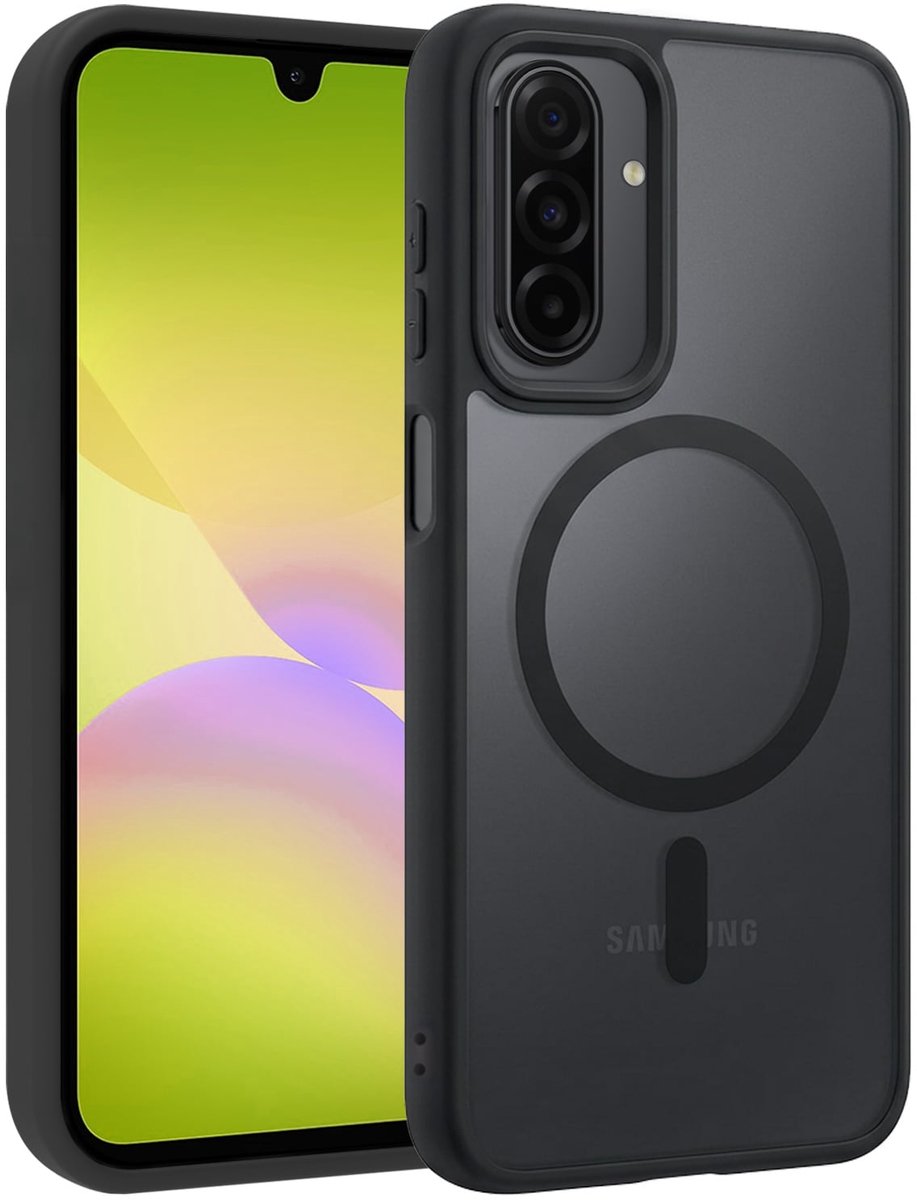 Hoesje - Geschikt voor Samsung Galaxy A26 - Magsafe Compatible - Sterk & Shockproof - Back Cover - Shock Proof Case - Telefoon Hoes Shockproof - Telefoonhoesjes - Zwart