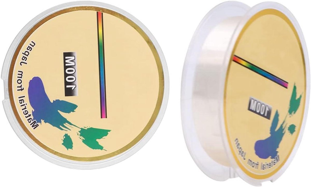 Fluorocarbon Vislijn - Visdraad Lijn - Vissen - Vrijwel Onzichtbaar - 200 m - Transparant