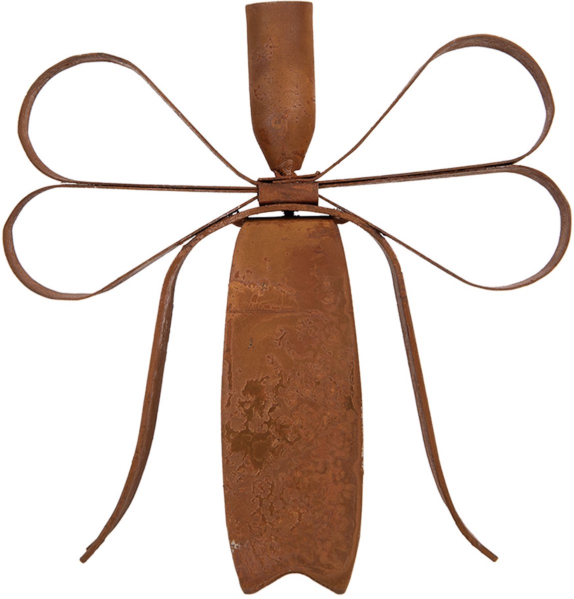 Clayre & Eef Kandelaar 19x15x18 cm Bruin Metaal