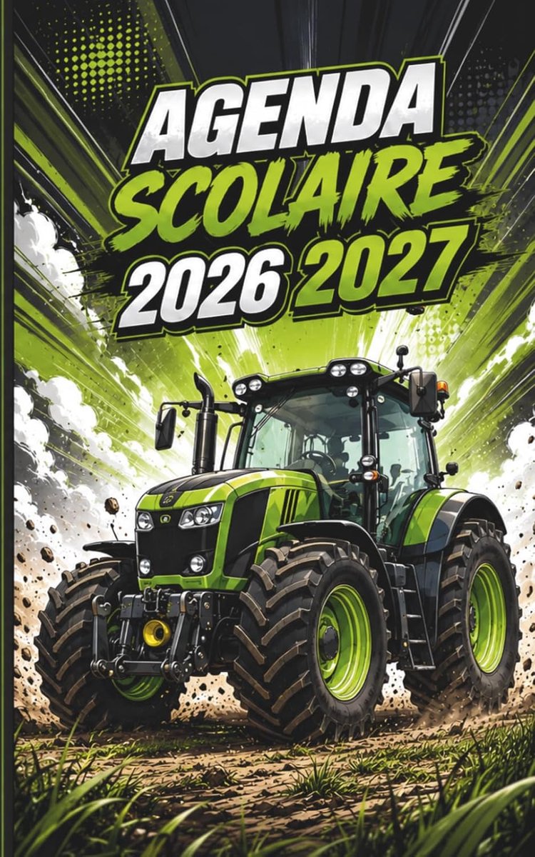 Agenda scolaire 2026 2027 - Planificateur journalier - 1 dag per pagina - Perfect voor schoolgebruik - ShopVlot