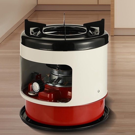 Petroleum Kooktoestel - Draagbare Brander - Buiten Koken - Efficiënte Verbranding - 35x35x42 cm - Zwart — afbeelding 2