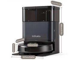 Lubluelu S1000 Set-Robotstofzuiger–Alles-in-één Multifunctioneel Dockingstation - Robot Stofzuigers met Dweilfunctie - 16000Pa Krachtig Zuigkracht – Ideaal voor dierenharen