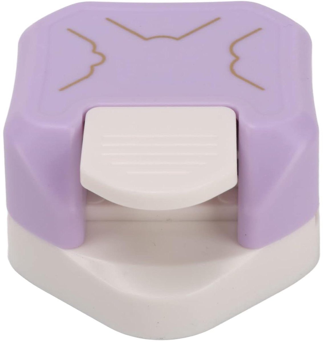 Hoekronder Metaal - Papierpons Afrondpons - Kaarten Maken - Metaal Blad - 7.2 x 3.4 x 6 cm - Zwart