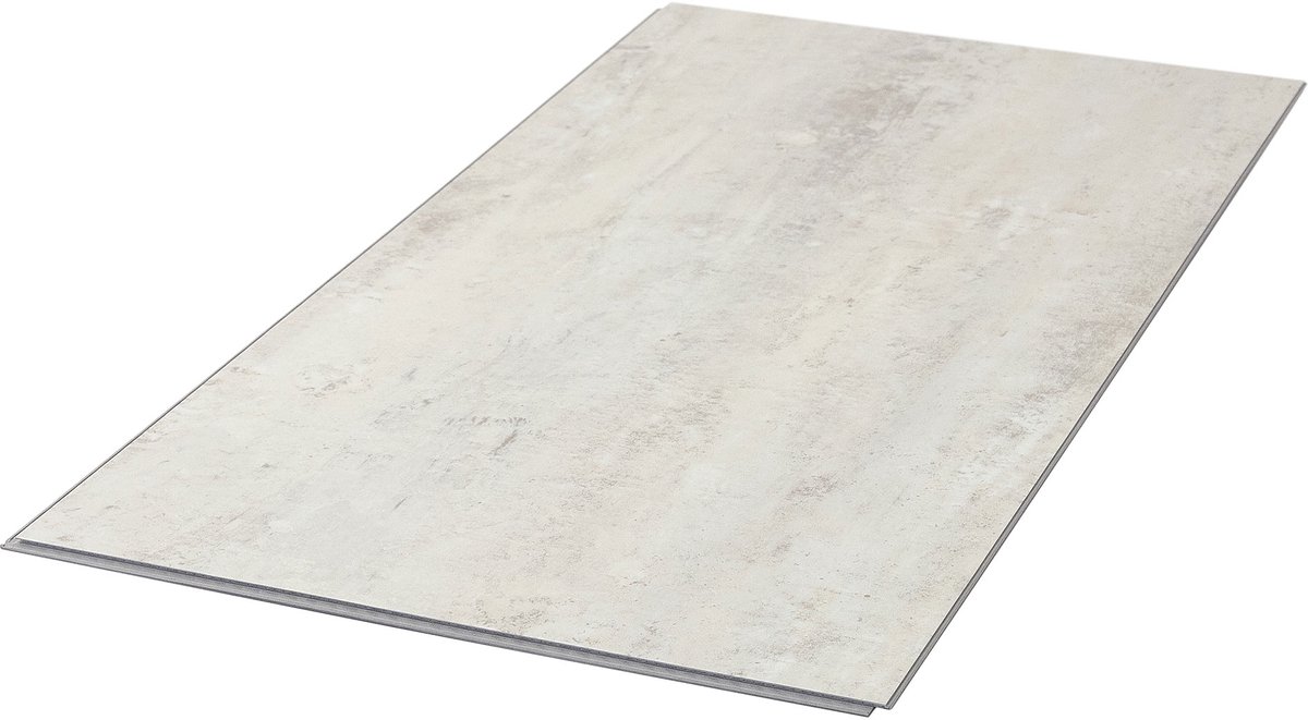 ML-Design | Vinylvloer met kliksysteem, 30 stuks, belastingsklasse 34, 61 x 30,5 cm x 4,2 mm, 5,58 m², PVC, licht cementgrijs, vloerbedekking met betonlook