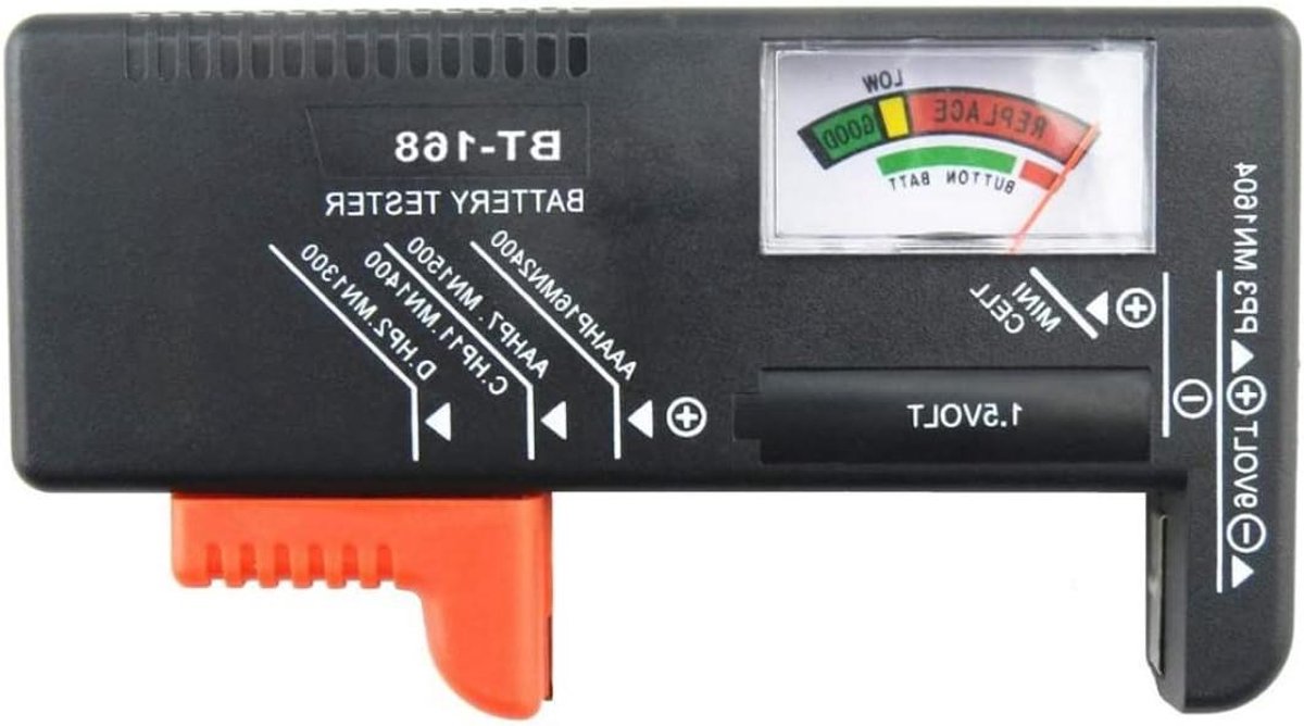 Digitale Batterij Tester - Batterij Checker - Batterijen Controleren - Geen Batterijen Nodig - 11 x 6.1 x 4.2 cm