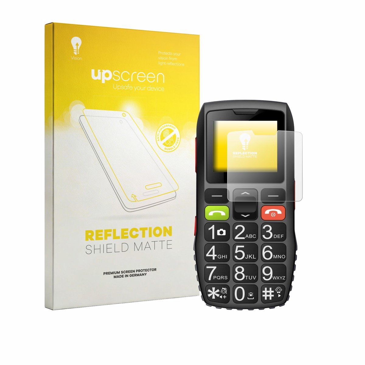 upscreen - Screenprotector voor artfone C1 - Folie Beschermfolie anti glare matte