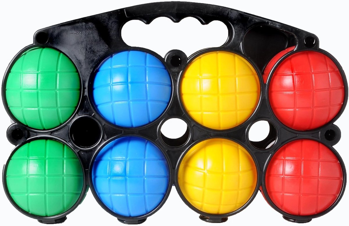 010202 Boccia-set, 8-delig, [verschillent]