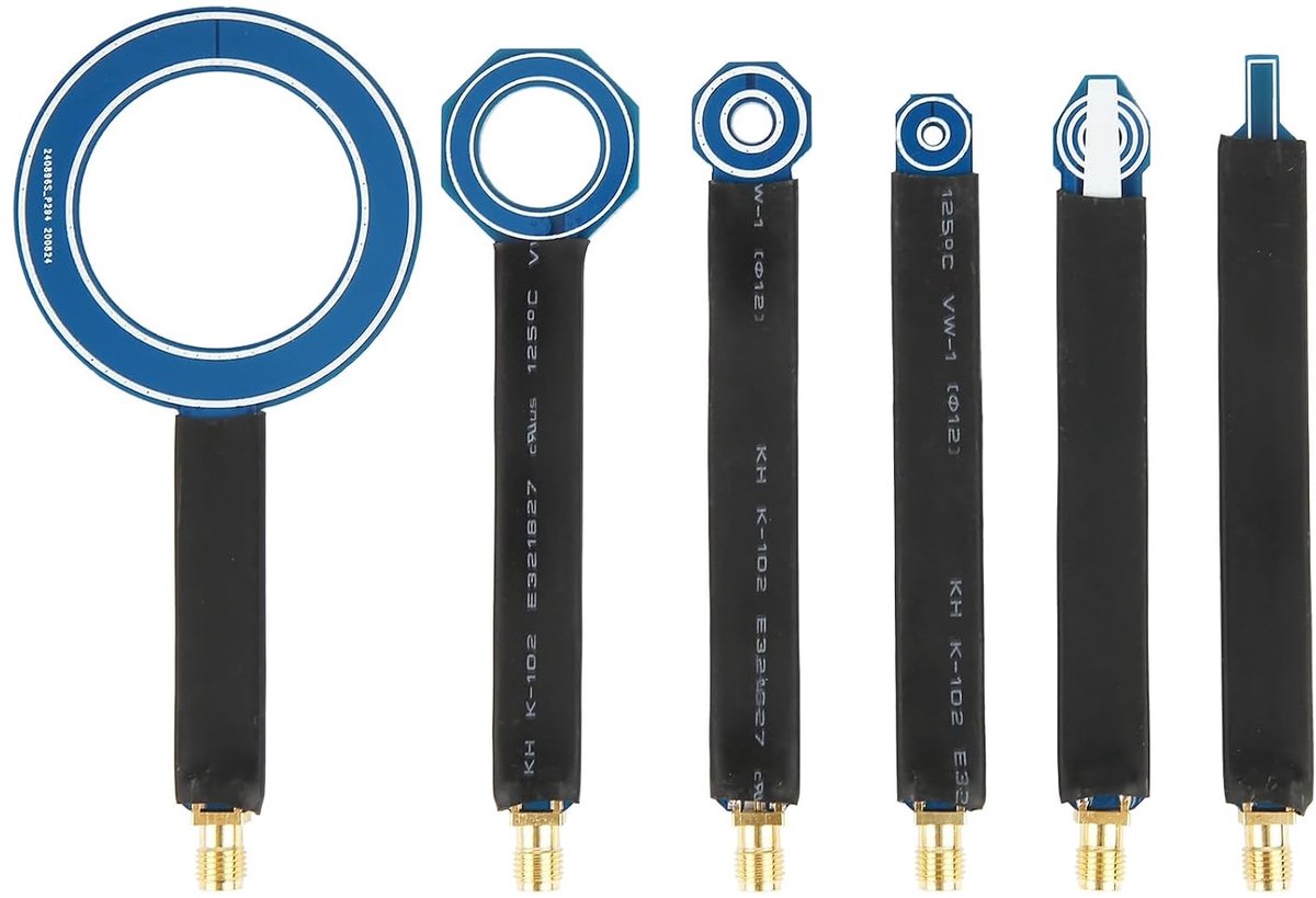EMI Near-field Probe, 6 Stuks Geleiding Straling Test Antennes, Aansluiten op Spectrum Analyzer, Elektronische Component Tool Accessoire