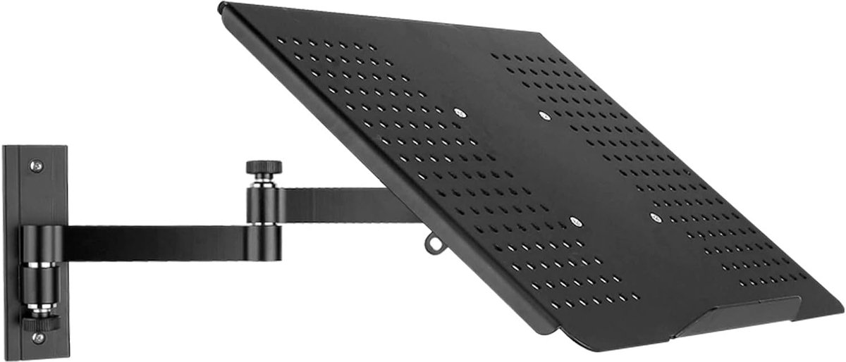 muurbeugel - voor Laptop Notebook Netbook Tablet PC - zwart - met Laptop Laptop Laptop Adapterplaat Adapter lade - zwart Model: L52B-APBA