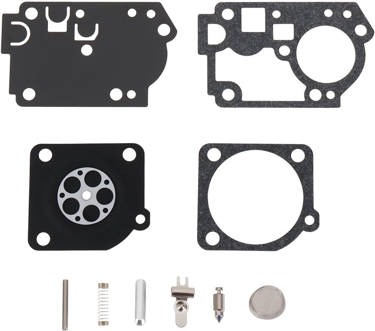 1 Set Grasmaaier Carburateur Diafragma Reparatieset Compatibel met ZAMA C1U-W43 Compatibel met Poulan BVM210VS