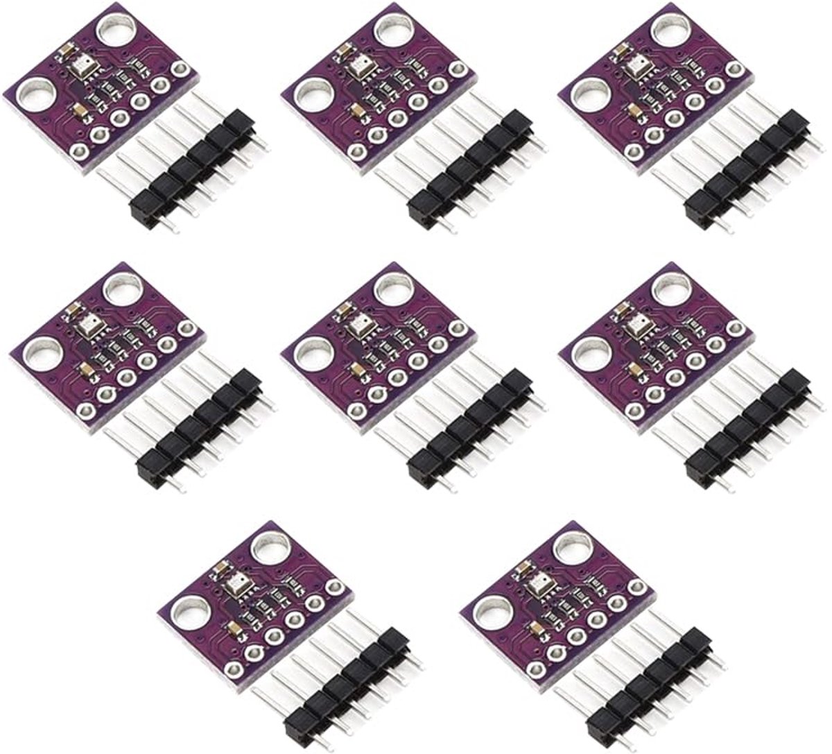 8 stuks BMP280 barometrische 3,3 V atmosferische druksensor Module Temperatuur I2C voor Arduino Raspberry Pi Luchtdrukmeting Hoge precisie sensor voor atmosferische druk compatibel