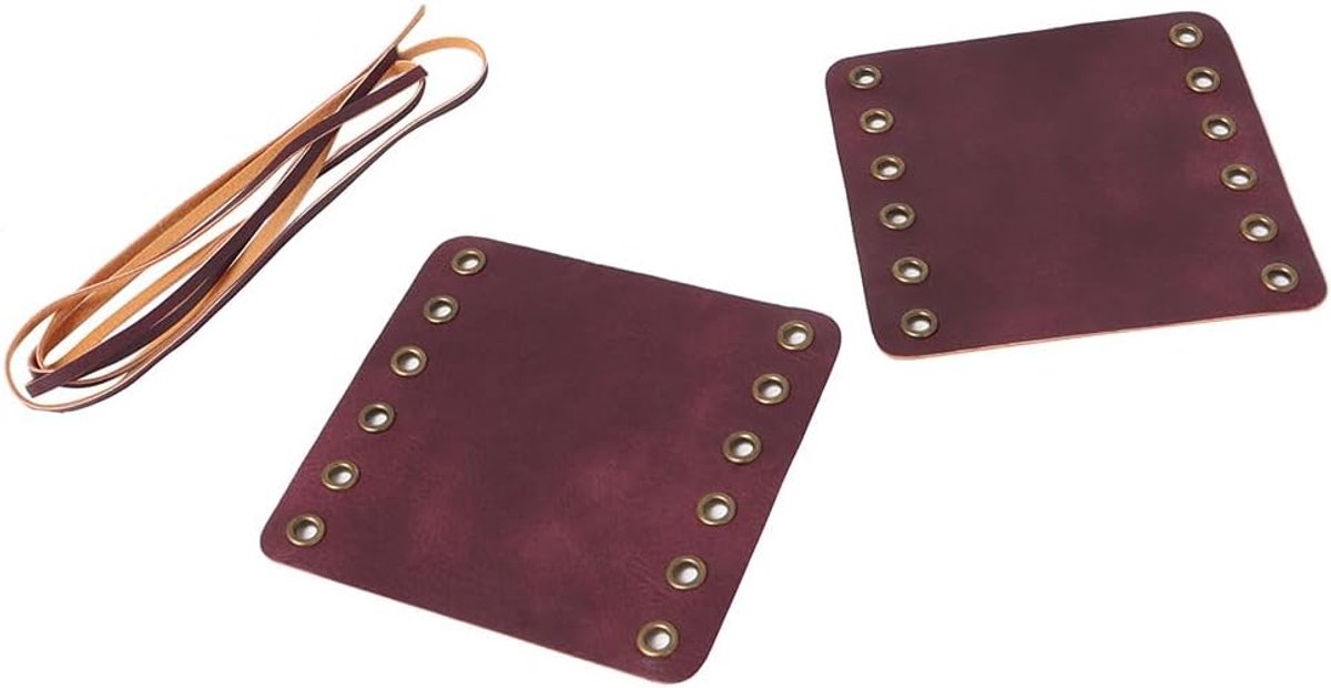 2/4 paar PU-lederen tassen-gordelbeschermer, lichte en duurzame bagagegreep, wrap voor reizen, winkelen en gebruikscomfort