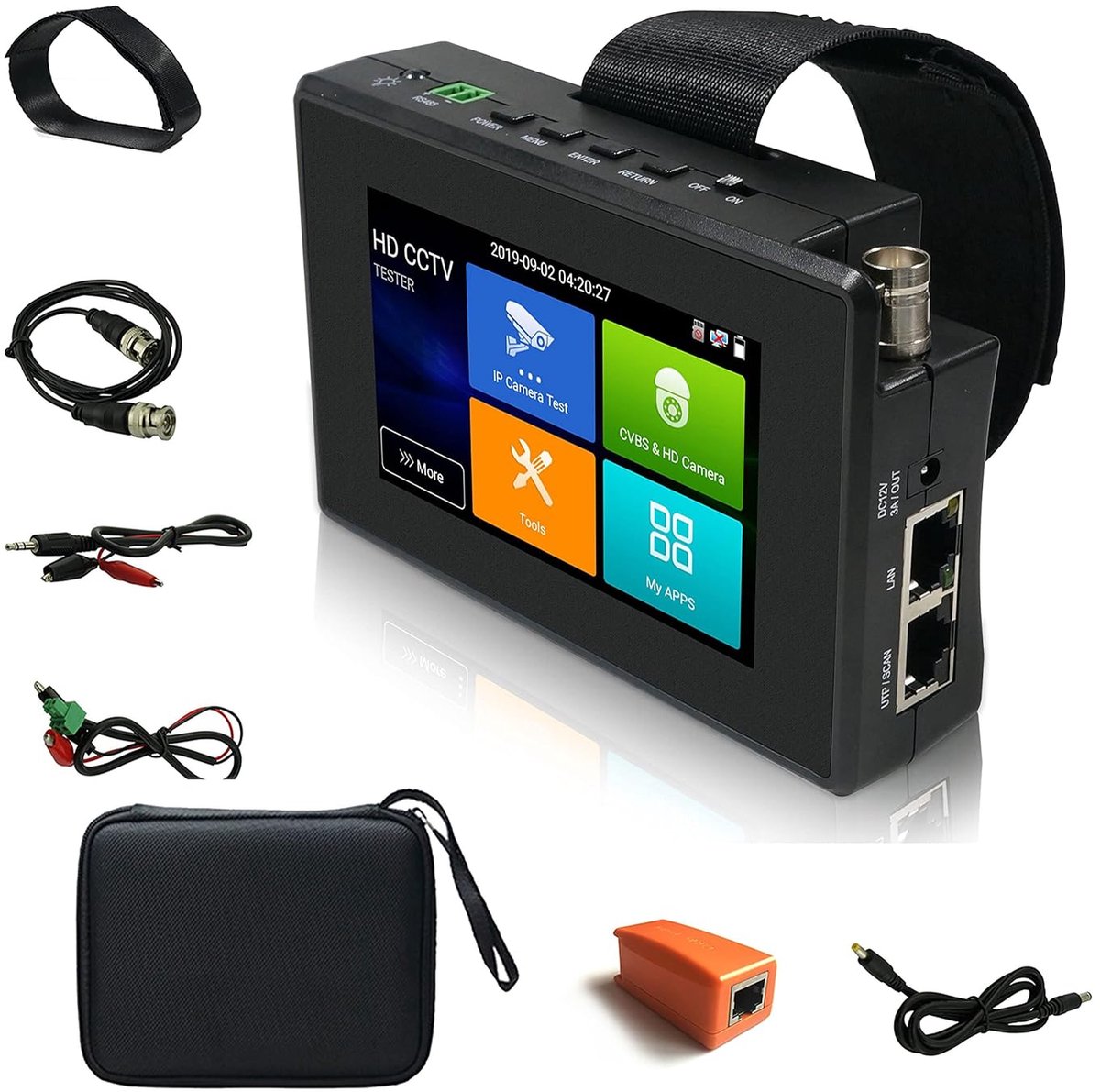 Camera Tester Monitor Cctv Ip Camera H.265 4K Ip 8Mp Tvi Cvi Ahd