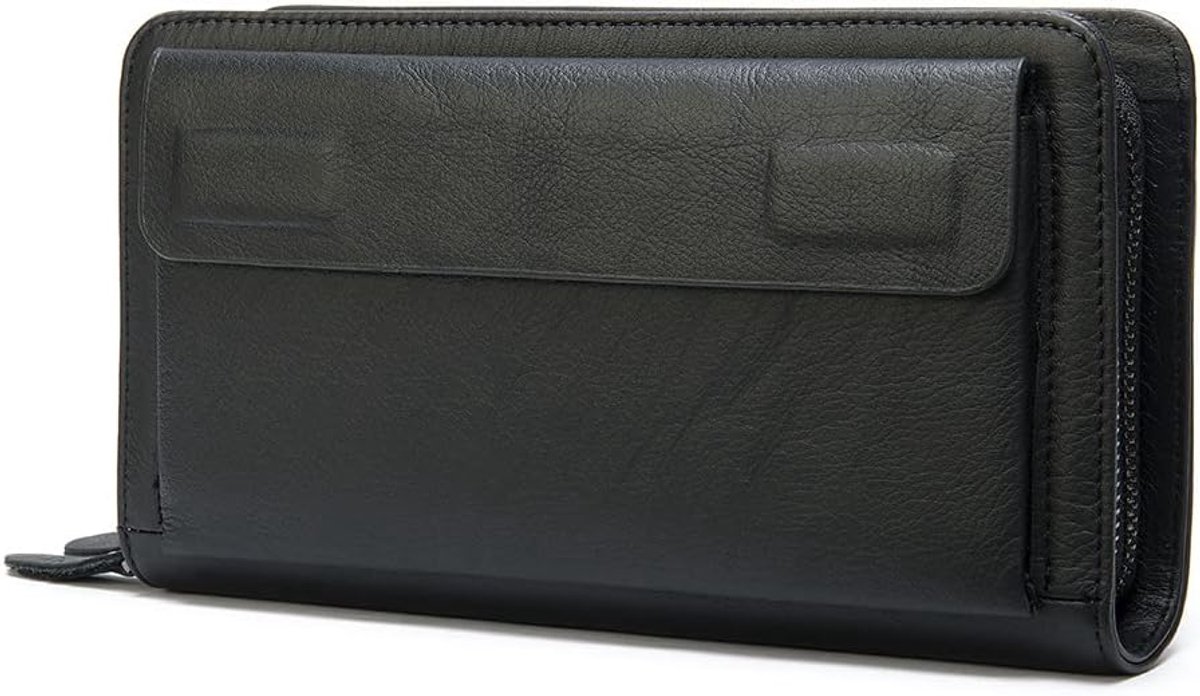 Portemonnee Lederen Clutch Bag Kaarthouder Mobiele Telefoon