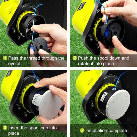 Spoelen voor Ryobi One + 18V 24V 40V Grastrimmer, 6 Stuks Grastrimmer — afbeelding 2