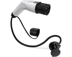 EV Charger Adapter - Type 2 naar Schuko - Elektrisch Laden - CE TUV Gecertificeerd - 16A 3.5KW - Wit Zwart