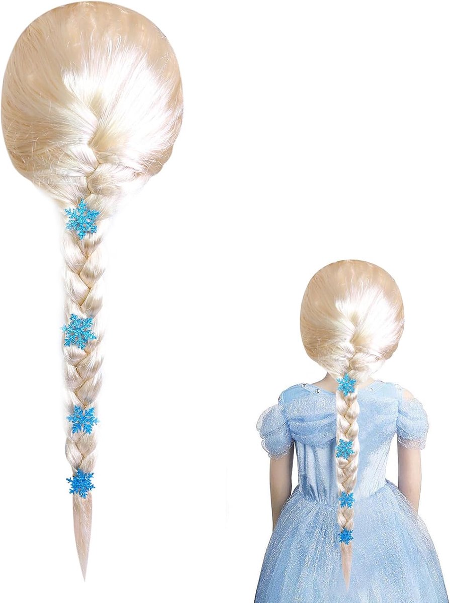 Pruiken Pruik Voor Vrouwen Kinderpruiken Sprookje Prinses Anna Elsa