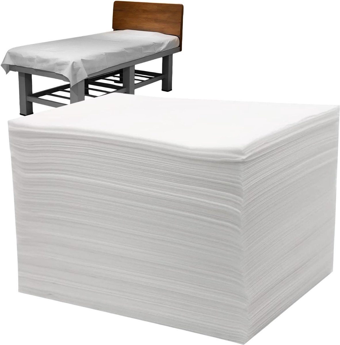 100 stuks wegwerp massagetafel bedlaken: 180 x 80 cm zacht