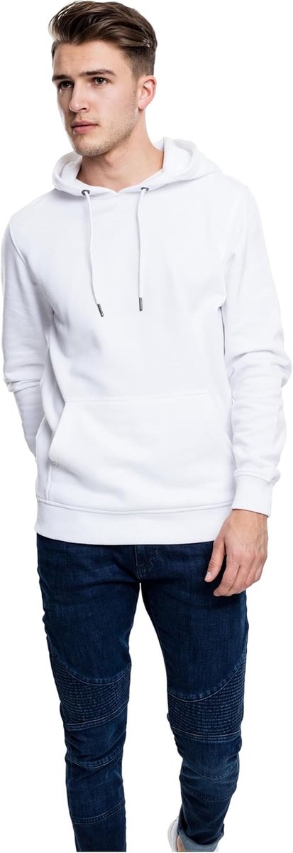 Classics Heren hoodie Basic Sweat Hoody, wit, Xs