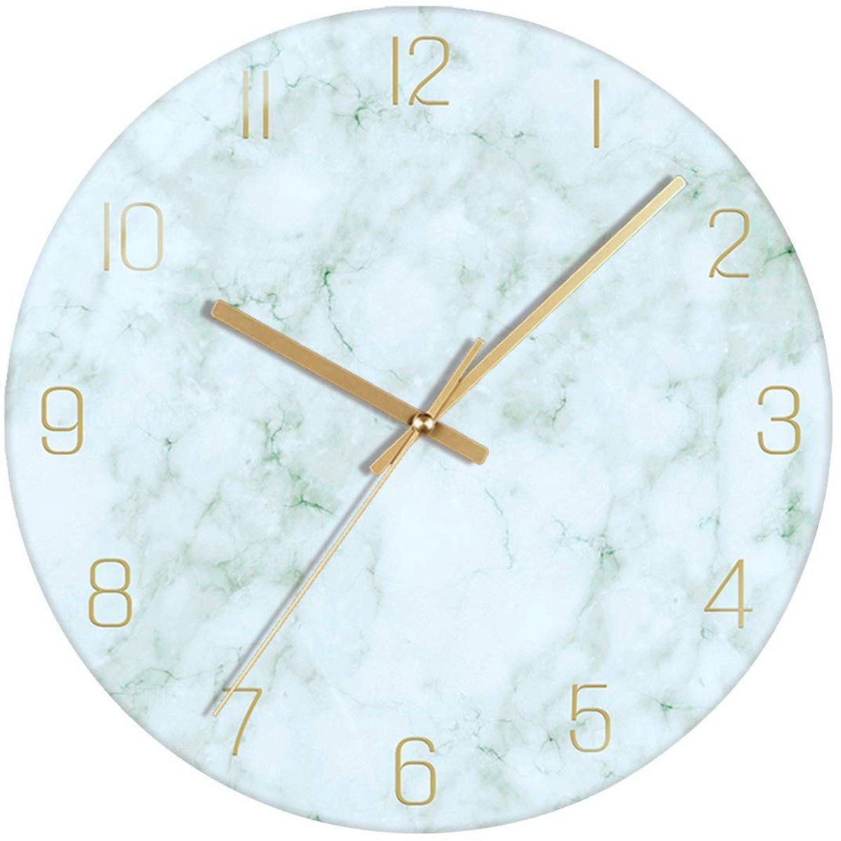 Omgoods - 30 cm Wandklok - Stil, Ronde Quartz Klok met Diverse Ontwerpen