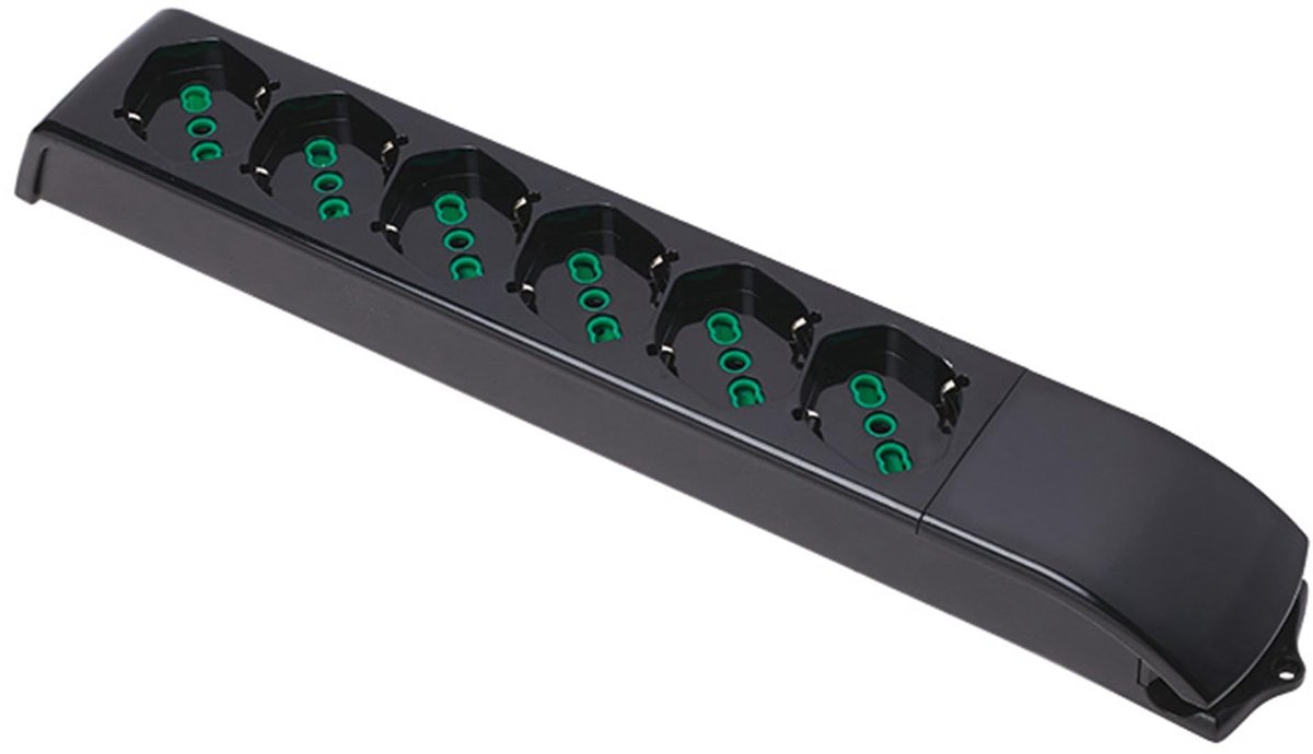 Omgoods - Multistekker zonder Kabel met 6 Uitgangen