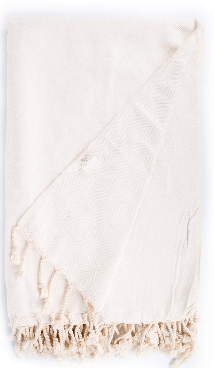 Omgoods - Milas XXL Blanket - 100% Katoenen Peshtemal Dekentje voor Bed en Bank