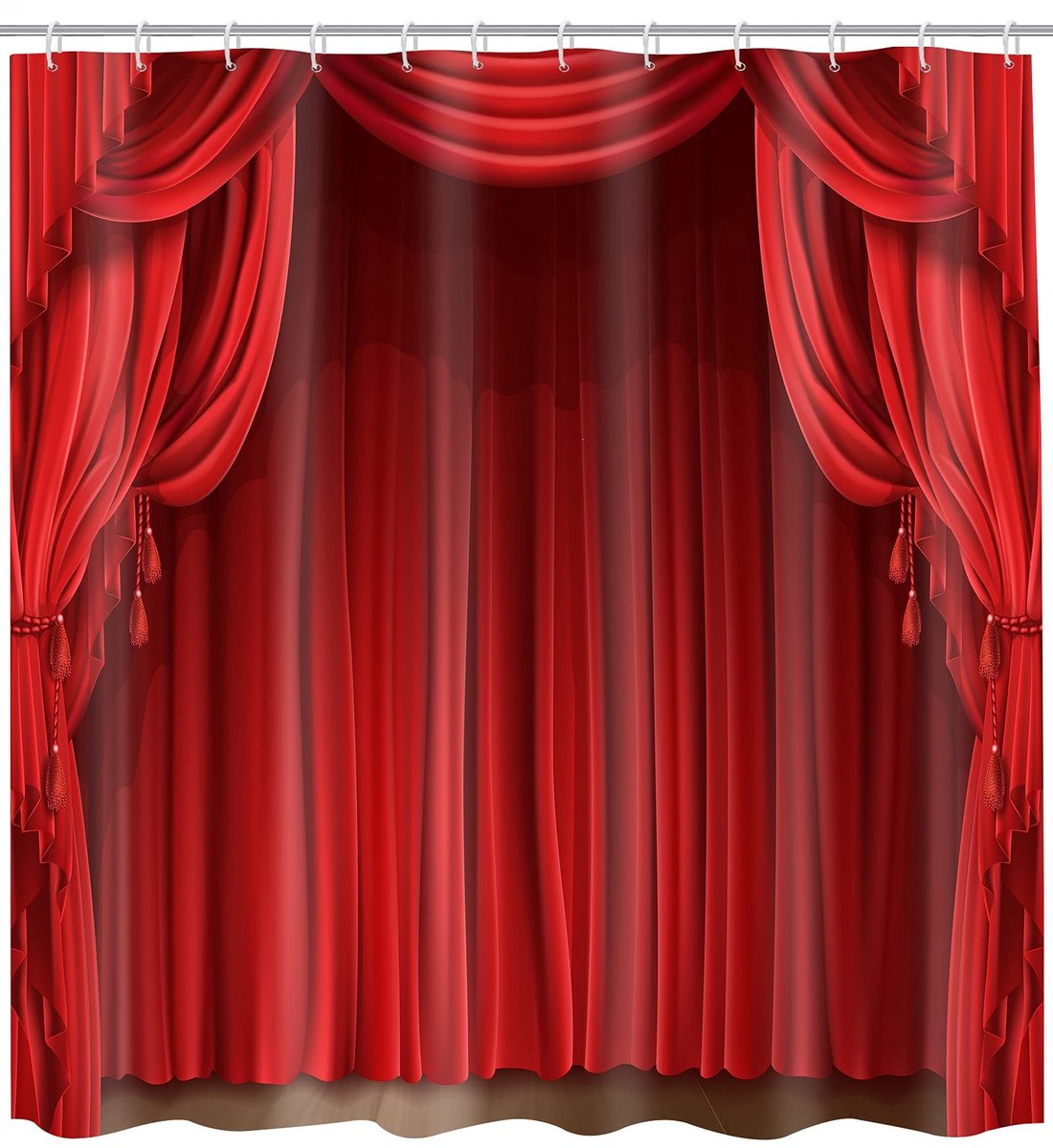 Omgoods - Theatervoorstelling Douchegordijn 182x182cm Klassiek en Waterdicht