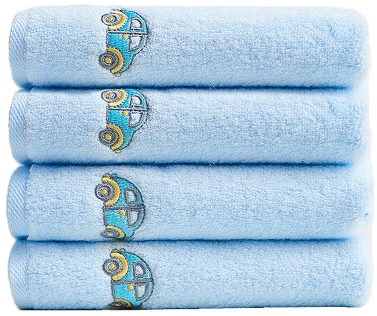 Omgoods - Set van 4 Katoenen Handdoeken voor Baby - Sneldrogend en Zacht