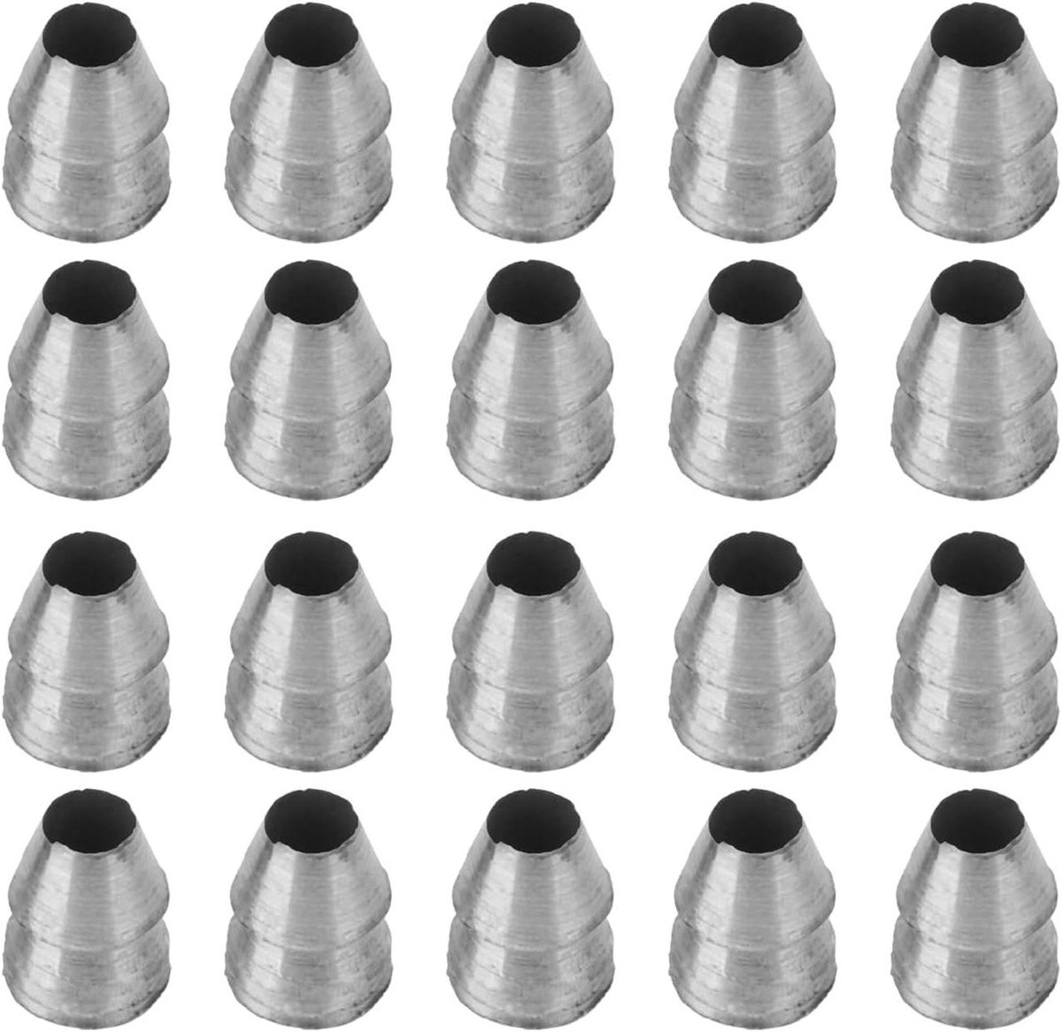 Wiggen voor hamergrepen - Reparatiewiggen metaal - Gereedschap repareren - Veiligheidsmetalen wigset - 46 x 45 millimeter - Zwart
