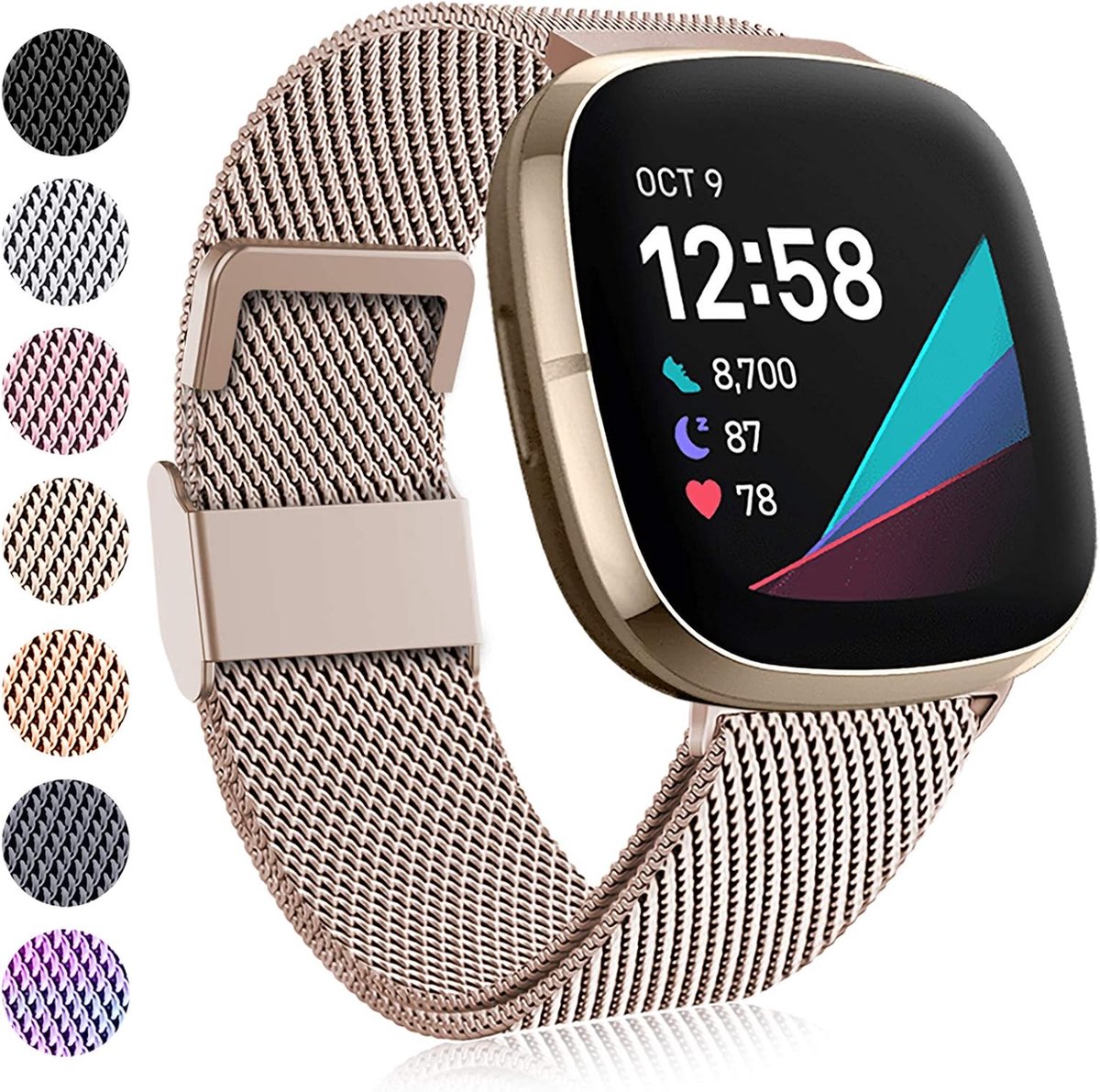 Compatibel met Fitbit Versa 3 band/Fitbit Versa 4 band/Fitbit Sense