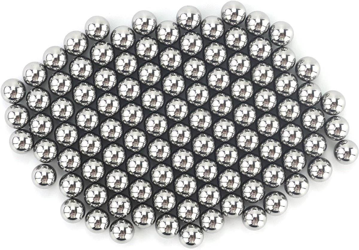 Verf set, mixer, roestvrij staal Grade 304 mengballen, 5.5mm/0.22inch