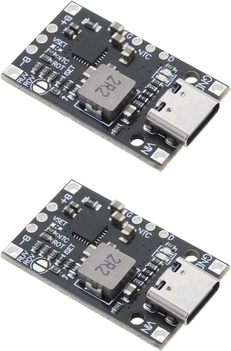 2 STKS 2S 3S BMS Charger Bescherming Board 30.8x18.3x5mm Lithium Batterij Boost Oplaadmodule Geschikt voor Lithium of Lithium Polymeer Batterijen